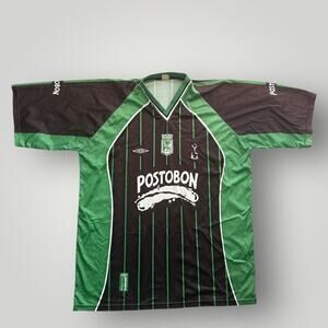 Club Atlético Nacional Umbro jersey with “POSTOBON” sponsor early 2000s  XL